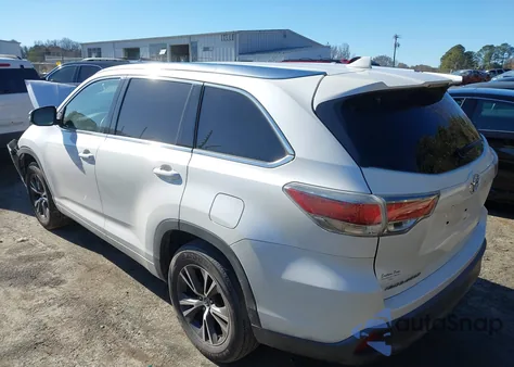 2016 Toyota Highlander Xle V6 from USA, damaged, VIN 5TDKKRFH5GS129332
